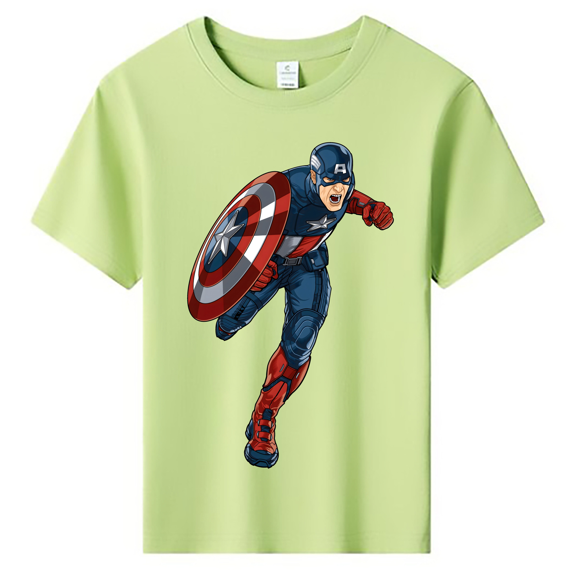 （画像用） アベンジャーズ The Avengers 綿100％キッズTシャツ（フロントプリント）